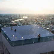 全球首个360度屋顶无边泳池有望现身伦敦